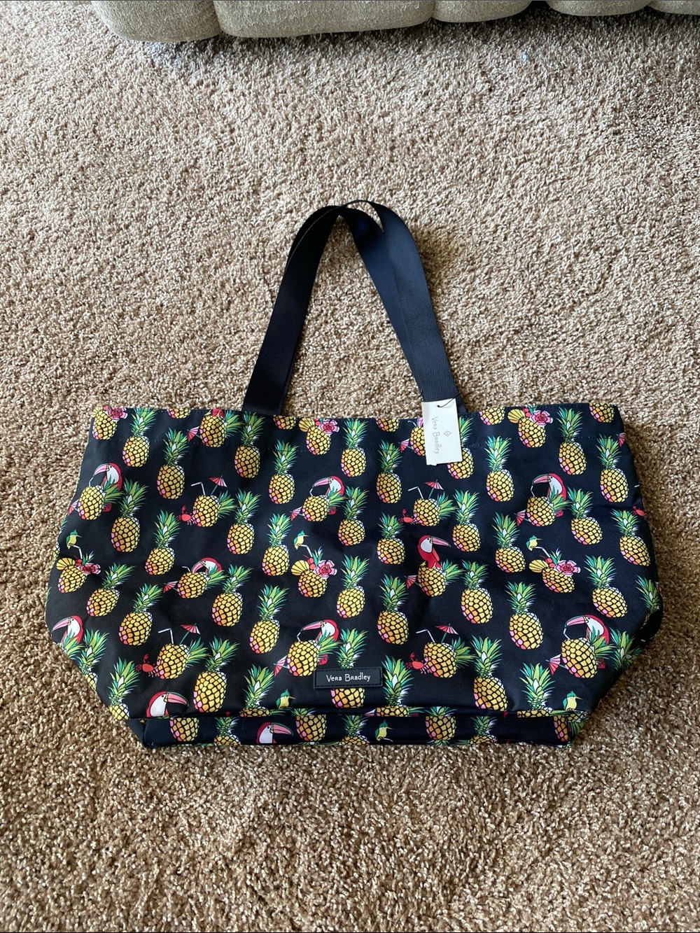 Vera Bradley Lighten Up Large Family Tote - Toucan Party
